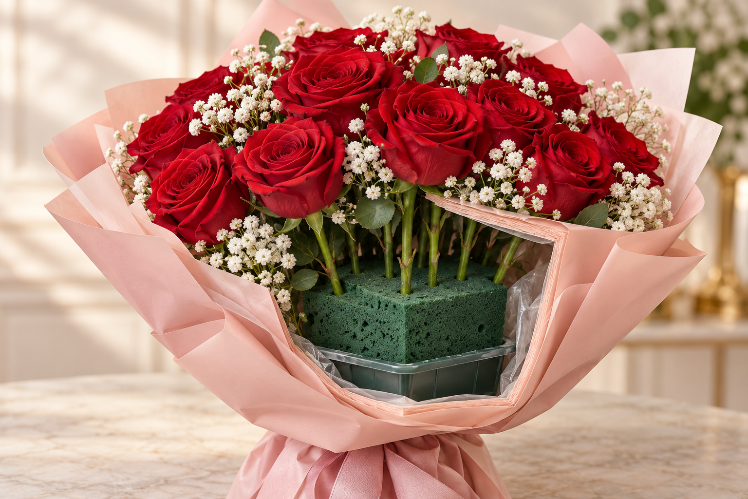 Floral Foam in a Bouquet: Inside the Arrangement and Daily Care